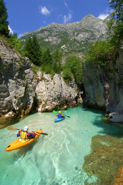 Kayak sull'Isonzo - Foto: Jesenicnik / SPIRIT