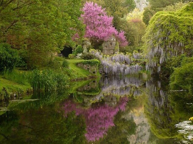 Il giardino di ninfa, il parco che sembra uscito da un quadro di monet Parco delle ninfee