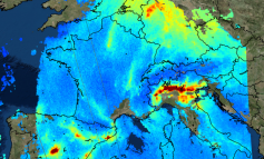 Ecco l'inquinamento visto dallo spazio: la Pianura Padana soffoca sotto lo smog