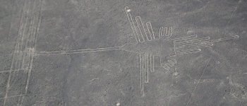 Le ruote di un camion hanno danneggiato Linee di Nazca