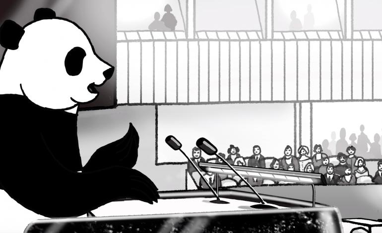 Un panda al Palazzo di vetro ONU: ecco cosa chiederebbe
