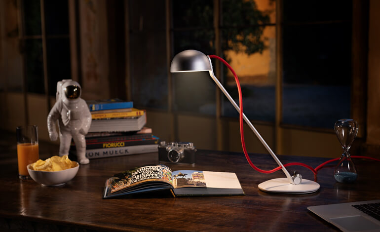 TORCIA LAMPADA DA LAVORO A 24 + 4 LED PORTATILE MAGNETICA BATTERIE LIFE ARANCIO - Area Illumina