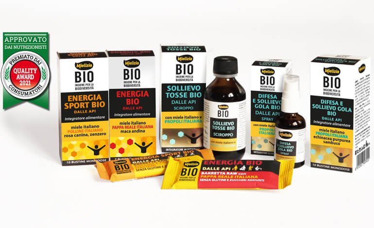Gli integratori Mielizia BIO piacciono ai consumatori e ai nutrizionisti
