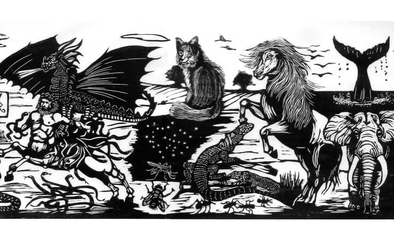 L’Inferno di Dante Alighieri popolato di animali veri e mitologici