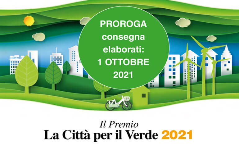 C’è ancora tempo per candidarsi al Premio “La Città per il Verde”