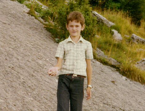 Cristiano Dal Sasso nel 1975