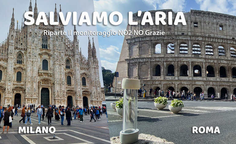 “NO2, NO GRAZIE” per salvare l’aria delle nostre città