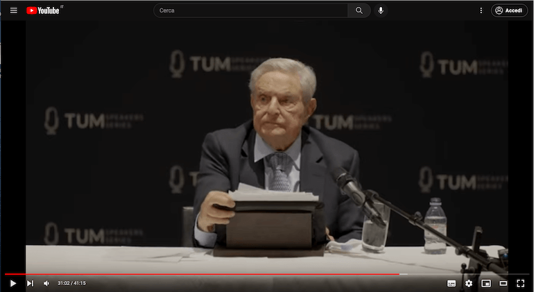 George Soros parla alla Conferenza sulla sicurezza di Monaco