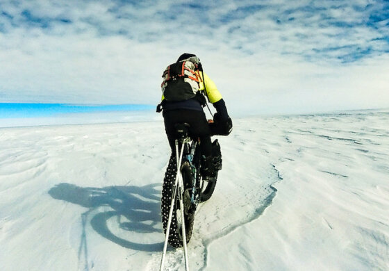 Omar Di Felice torna in Antartide in bicicletta