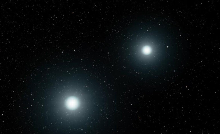 La fusione di due stelle nane bianche
