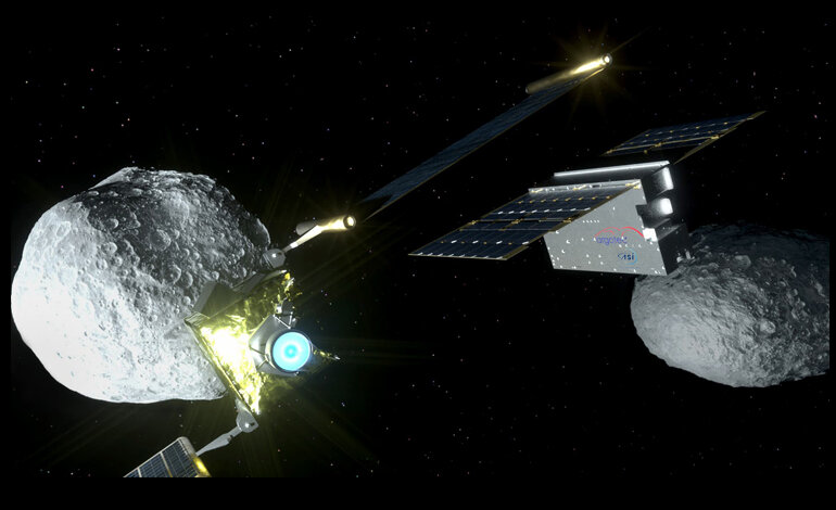 I lunghi pennacchi dell’asteroide