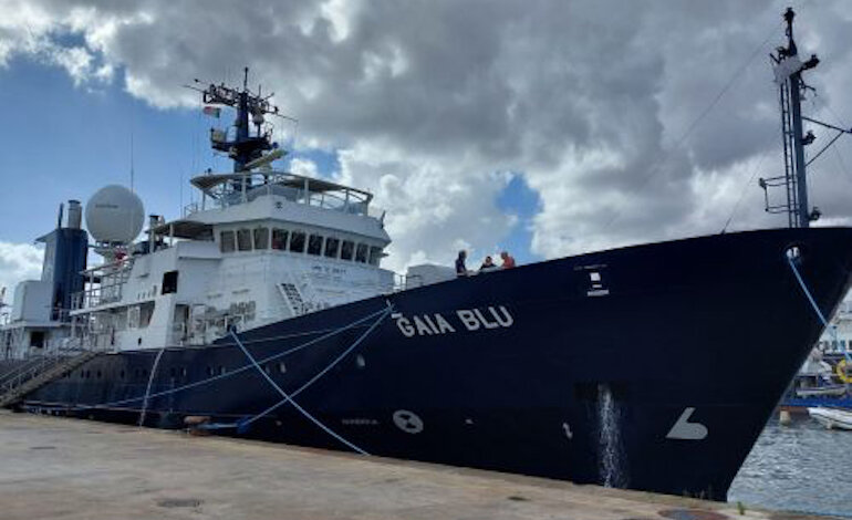 La nave del CNR Gaia Blu è in viaggio per esplorare le profondità di Tirreno, Ionio e Adriatico