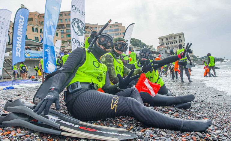Il successo di Spazzapnea, la competizione che pulisce i fondali italiani