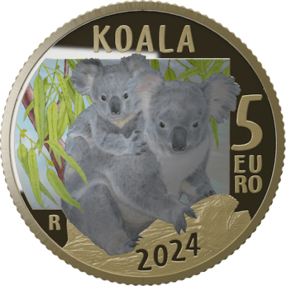 moneta con il koala