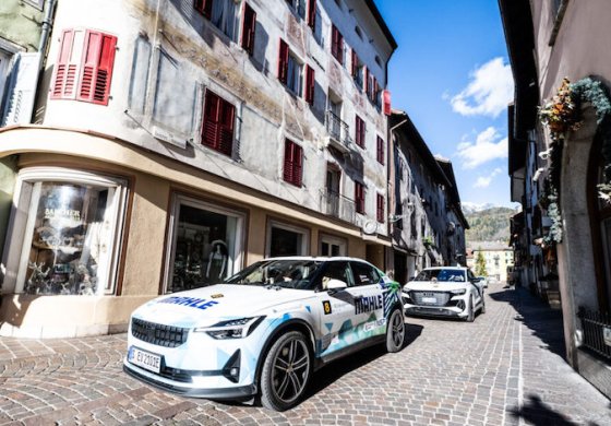 Le auto elettriche a zero emissioni si sfidano sulle Dolomiti