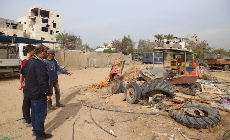 L’impatto devastante dei bombardamenti sul sistema agroalimentare a Gaza