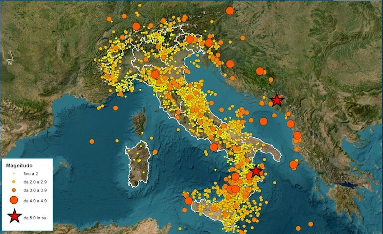 Terremoti in Italia nel 2024