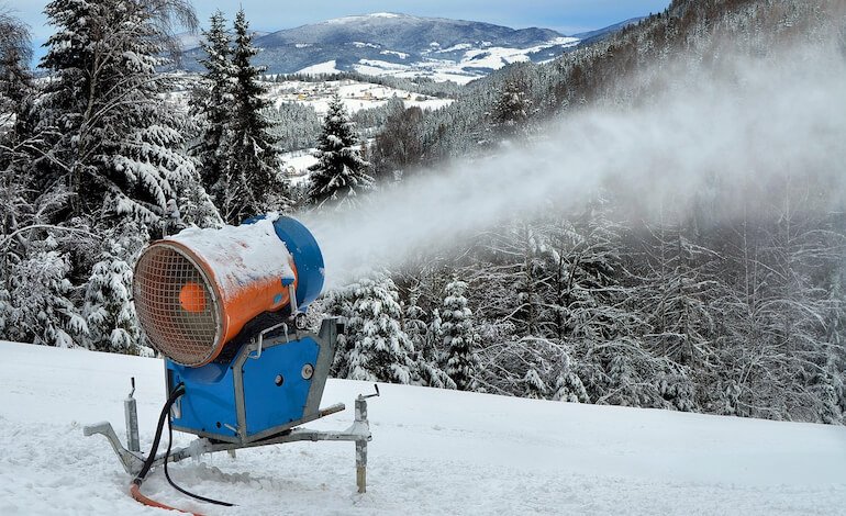 Bacini idrici per la neve programmata