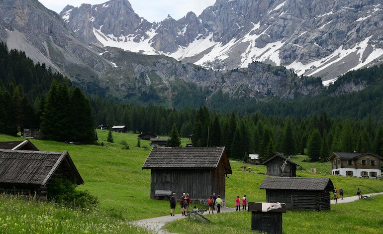 In val di Fassa sulla Strada dei Rusci