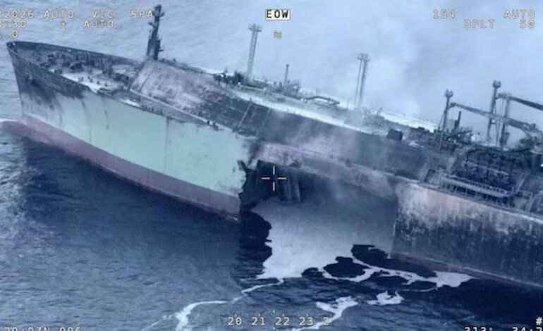 La metaniera alla deriva